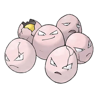 Exeggcute official artwork