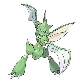 Scyther official artwork