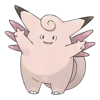 Clefable official artwork