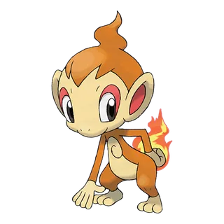 Chimchar official artwork