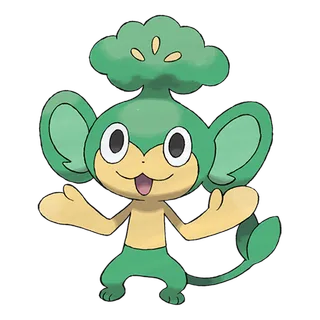 Pansage official artwork