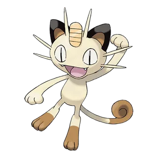 Meowth official artwork