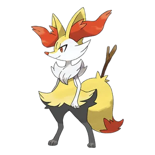 Braixen official artwork