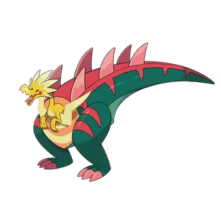 Dracozolt official artwork