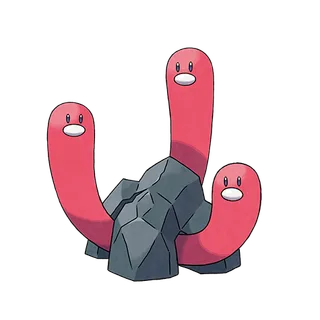 Wugtrio official artwork